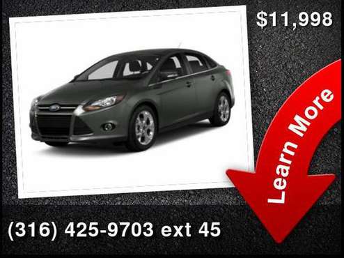 2014 Ford Focus SE - - by dealer - vehicle automotive for sale in Wichita, KS