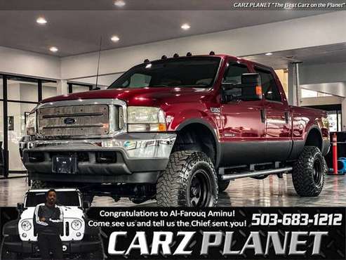 2002 Ford F-350 4x4 F350 Super Duty Lariat LIFTED 7.3L DIESEL TRUCK for sale in Gladstone, OR