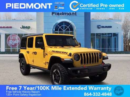2020 Jeep Wrangler Unlimited Hellayella Clearcoat PRICED TO SELL! for sale in Anderson, SC