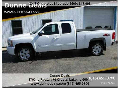 2011 Chevrolet Silverado 1500 LT Z71 4x4 Ext Cab 6 5 ft SB One for sale in Crystal Lake, IL