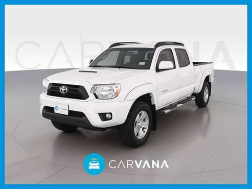 2013 Toyota Tacoma Double Cab PreRunner Pickup 4D 6 ft pickup White for sale in Raleigh, NC