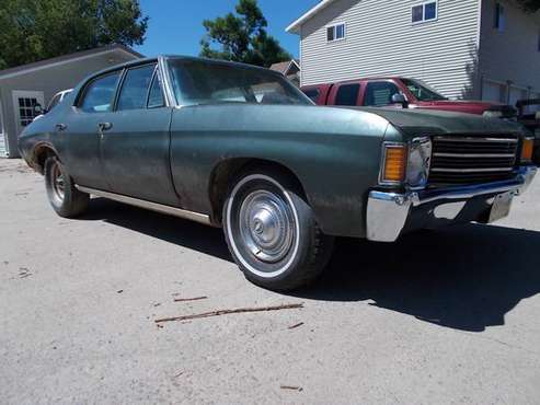 4DR. CHEVELLE/malibu 1972 - cars & trucks - by owner - vehicle... for sale in Aberdeen, NE