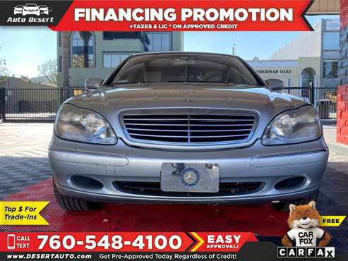 2001 Mercedes-Benz S500 Only $199/mo! Easy Financing! - cars &... for sale in Palm Desert , CA
