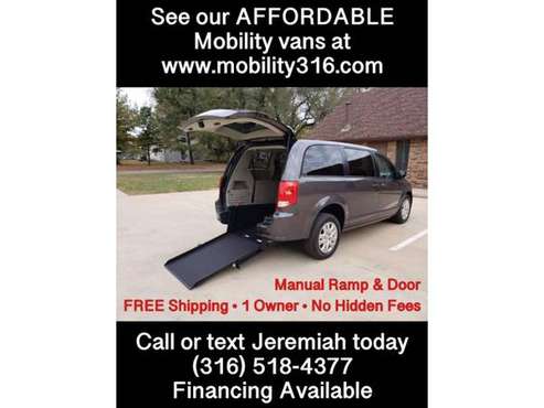 2018 Dodge Caravan SE 51k Wheelchair Mobility Handicap ADA Compliant... for sale in Wichita, UT