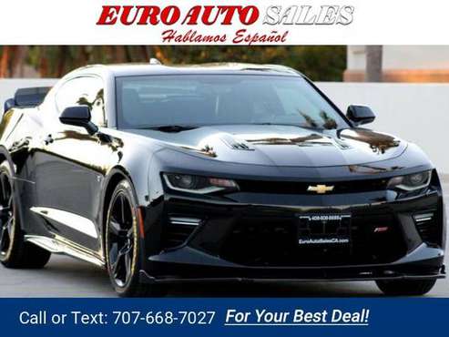 2017 Chevy Chevrolet Camaro SS 2dr Coupe w/2SS coupe Black - cars &... for sale in Santa Clara, CA