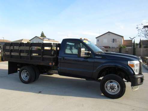 2011 FORD F350 SUPER DUTY REGULAR CAB 4WD 9FT STAKE BED - cars & for sale in Oakdale, CA