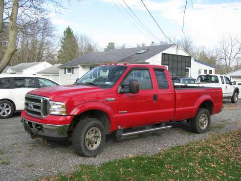 2007 Ford F-250 diesel w/VBoss Plow - cars & trucks - by owner -... for sale in Honeoye Falls, NY