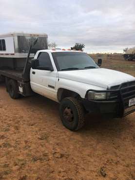 2001 Dodge Ram diesel dually teenager or farm truck - cars & trucks... for sale in Midland, TX