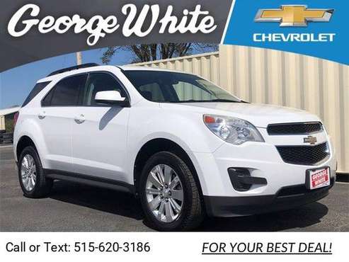 2010 Chevy Chevrolet Equinox LT w/1LT suv White - - by for sale in Ames, IA