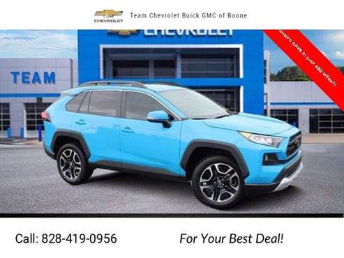 2019 Toyota RAV4 Adventure suv Blue - - by dealer for sale in Boone, NC