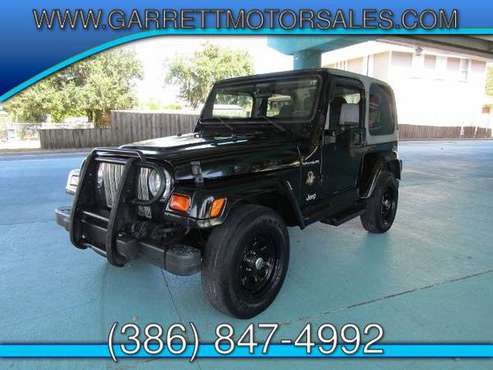 2002 Jeep Wrangler Sahara auto hard top cold air 4.0 6cyl for sale in New Smyrna Beach, FL