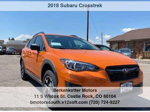 2018 Subaru Crosstrek 2.0i Base with - cars & trucks - by dealer -... for sale in Castle Rock, CO