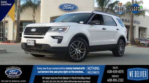 2018 Ford Explorer Sport! Gold Certified! Only 30k Miles! - cars & for sale in Morgan Hill, CA