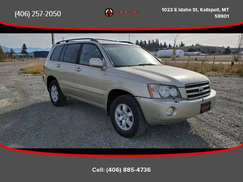 2001 Toyota Highlander - Financing Available! for sale in Kalispell, MT