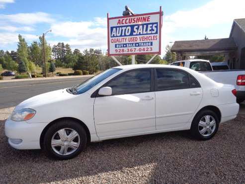 2005 TOYOTA COROLLA LE~FUEL EFFICIENT~NEW TIRES~(SOLD) for sale in Pinetop, AZ