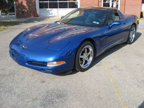 2002 blue corvette cpe automatic for sale in Landisville, PA