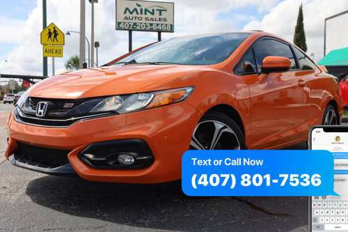 2014 Honda Civic Si Instant Approvals! Minimal money down! - cars &... for sale in Orlando, FL