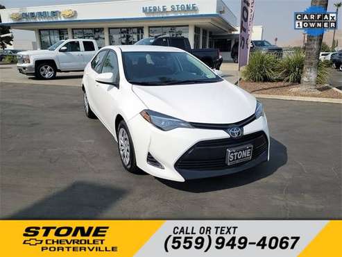 *2019* *Toyota* *Corolla* *LE* - cars & trucks - by dealer - vehicle... for sale in Porterville, CA