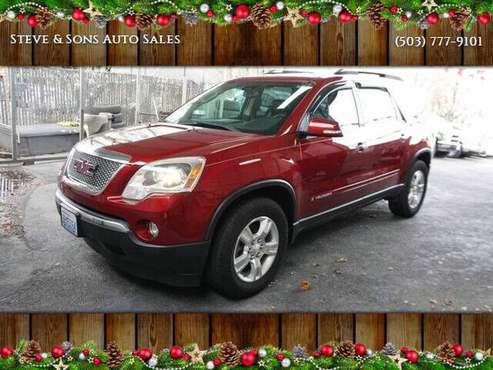 2008 GMC Acadia SLT 1 4dr SUV 131373 Miles - cars & trucks - by... for sale in Happy valley, OR
