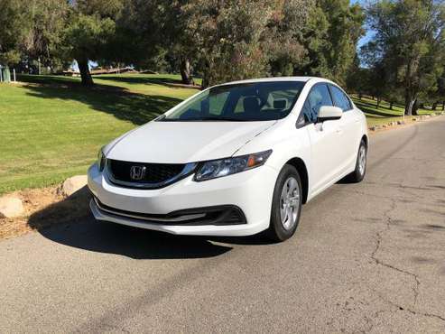 2014 Honda Civic Natural Gas White - - by dealer for sale in Pacoima, CA