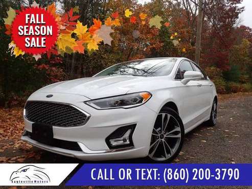 2019 Ford Fusion Titanium AWD CONTACTLESS PRE APPROVAL!! - cars &... for sale in Storrs, CT