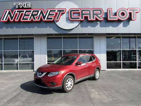 2015 *Nissan* *Rogue* *AWD 4dr S* Cayenne Red for sale in Omaha, NE