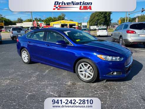 2016 *Ford* *Fusion* *4dr Sedan SE FWD* BLUE - cars & trucks - by... for sale in Bradenton, FL