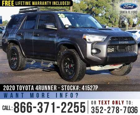 2020 TOYOTA 4RUNNER TRD PRO Skid Plate, Sunroof, WiFi - cars for sale in Alachua, FL