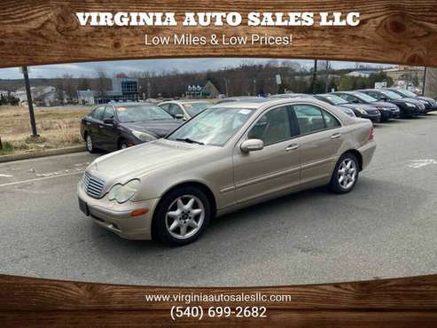 2001 MERCEDES BENZ C240 LOW MILES FREE 3 MONTHS WARRANTY - cars & for sale in Fredericksburg, District Of Columbia