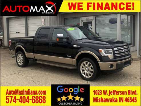2013 Ford F-150 4WD SuperCrew 157" King Ranch .Great Financing... for sale in Mishawaka, IL