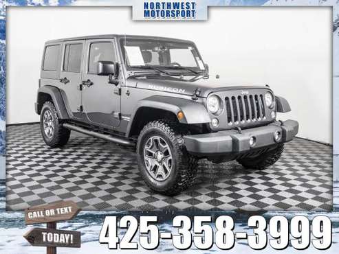 *ONE OWNER* 2017 *Jeep Wrangler* Unlimited Rubicon 4x4 - cars &... for sale in Everett, WA
