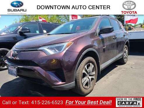 2017 Toyota RAV4 LE suv Black Currant Metallic - - by for sale in Oakland, CA