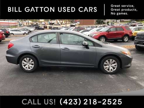 2012 Honda Civic LX - cars & trucks - by dealer - vehicle automotive... for sale in Johnson City, TN