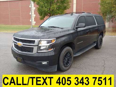 2016 CHEVROLET SUBURBAN 4X4! 3RD ROW! LEATHER! DVD! WHEELS! MUST... for sale in Norman, TX