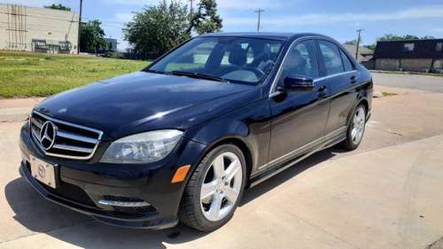 2011 Mercedes C300, black, sunroof, runs great - - by for sale in Oklahoma City, OK