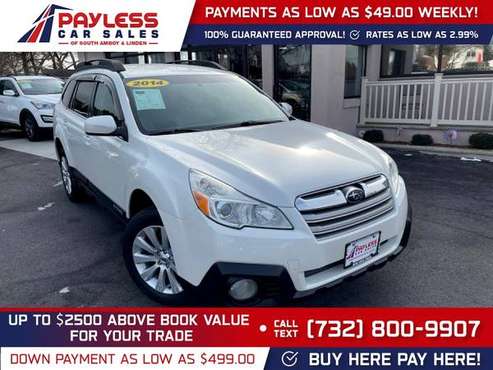 2014 Subaru Outback 2 5i 2 5 i 2 5-i Premium FOR ONLY 305/mo! for sale in south amboy, NJ
