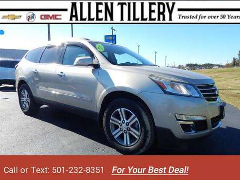 2015 Chevy CHEVROLET TRAVERSE LT hatchback SILVER - cars & trucks -... for sale in Hot Springs, AR