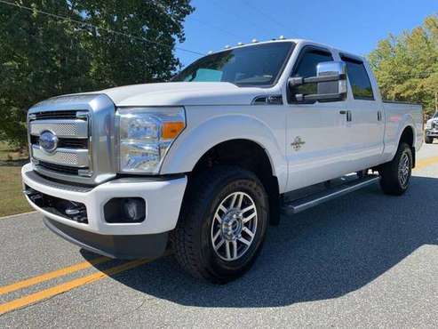 2016 Ford F350 Platinum Crew Cab 4x4 #WARRANTYINCLUDED #PRICEDROP! for sale in PRIORITYONEAUTOSALES.COM, NC