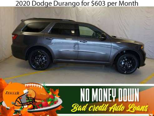 $603/mo 2020 Dodge Durango Bad Credit & No Money Down OK - cars &... for sale in Joliet, IL
