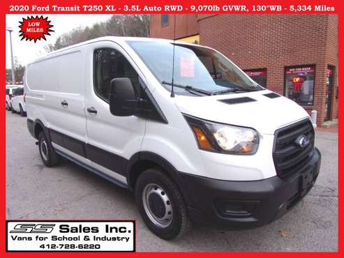 2020 Ford Transit T250 XL Cargo Van - Low Roof - 5,334 Miles - cars... for sale in Allison Park, PA