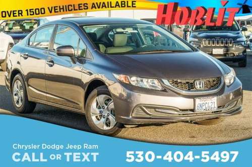 2015 Honda Civic LX - cars & trucks - by dealer - vehicle automotive... for sale in Woodland, CA