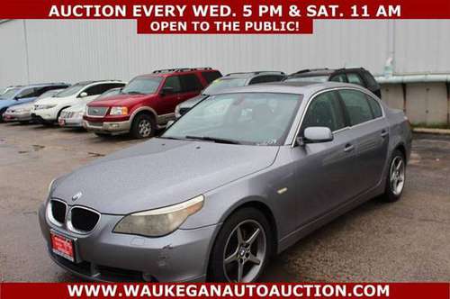 2004 *BMW* *5 SERIES* 530I 3.0L I6 LEATHER SUNROOF ALLOY CD 811667 for sale in WAUKEGAN, WI