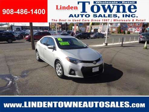 2016 Toyota Corolla S 56K Gas Saver Runs Great Clean CarFax - cars &... for sale in Linden, NJ