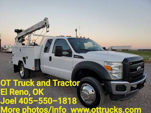 2012 Ford F-450 2wd 5000lb Crane 9ft Service Uyility Bed 6.8L Gas... for sale in Dallas, TX