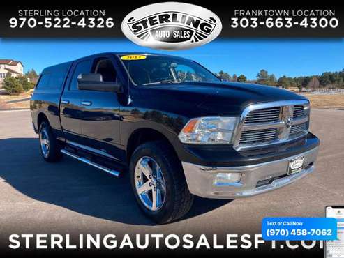 2011 RAM 1500 4WD Quad Cab 140.5 Big Horn - CALL/TEXT TODAY! - cars... for sale in Sterling, CO