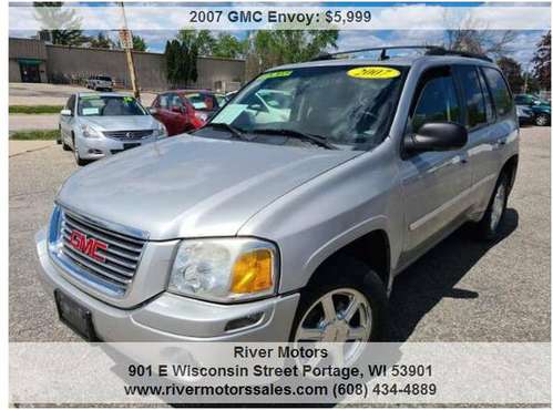 2007 GMC Envoy SLE 4dr SUV 4WD 162898 Miles - - by for sale in Portage, WI