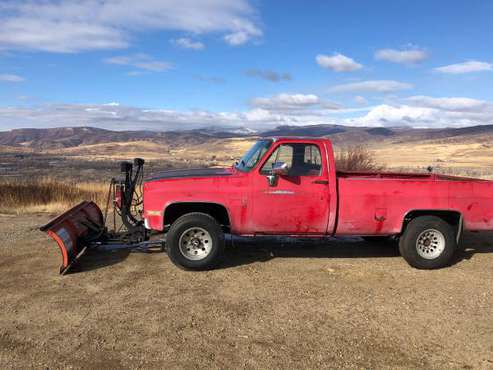 1982 K20 Scottsdale Plow - cars & trucks - by owner - vehicle... for sale in Steamboat Springs, CO