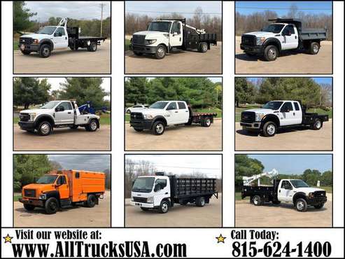 FLATBED & STAKE SIDE TRUCKS CAB AND CHASSIS DUMP TRUCK 4X4 Gas for sale in southeast KS, KS
