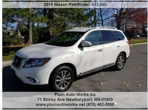 2014 NISSAN PATHFINDER SL 4X4 4DR SUV AUTOMATIC 3RD ROW SEATING -... for sale in Newburyport, MA