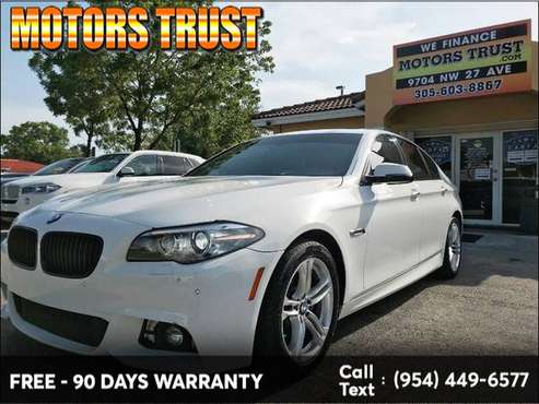 2015 BMW 5 Series 4dr Sdn 528i RWD BAD CREDIT NO PROBLEM! for sale in Miami, FL
